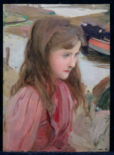 Study of a Young Girl, 1898 by Harrington Mann
